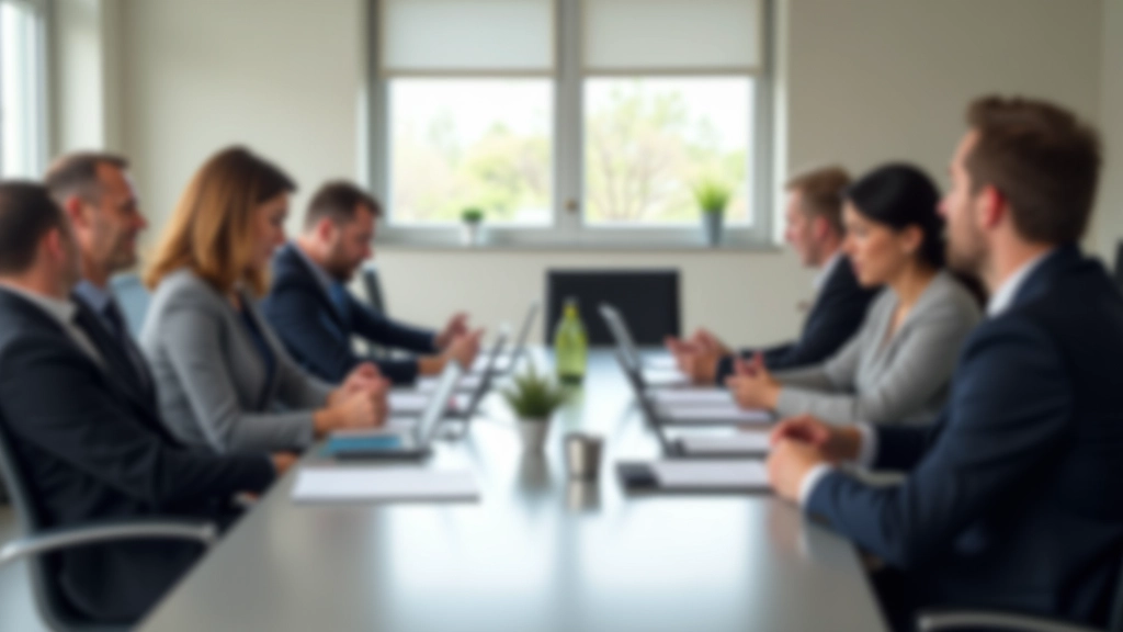 Moderne Finanzworkshop in Leipzig mit Teilnehmern an Schreibtischen